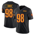Kooe W.Commanders #98 Odafe Oweh Player Black Limited Vapor F.U.S.E. Home Game Stitched Jerseys