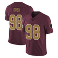Kooe W.Commanders #98 Odafe Oweh Player Burgundy Alternate Vapor Untouchable Home Game Stitched Jerseys