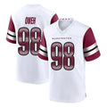 Kooe W.Commanders #98 Odafe Oweh Player White Game Home Stitched Jerseys