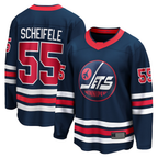 Kooe W.Jets #55 Mark Scheifele Navy Breakaway Jerseys