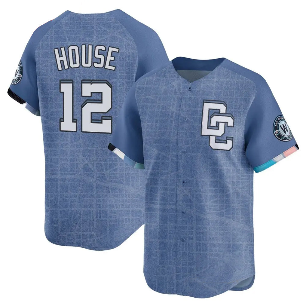 Kooe W.Nationals #12 Brady House Player Blue Limited City Connect Stitched Jerseys