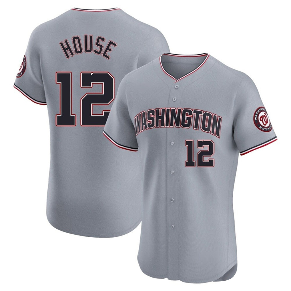 Kooe W.Nationals #12 Brady House Player Gray City Connect Elite Alternate Stitched Jerseys