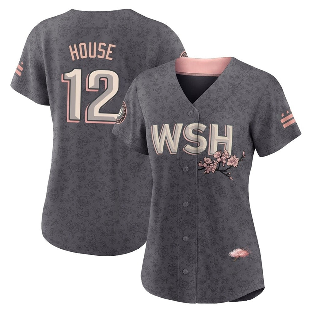 Kooe W.Nationals #12 Brady House Player Gray City Connect Stitched Jerseys