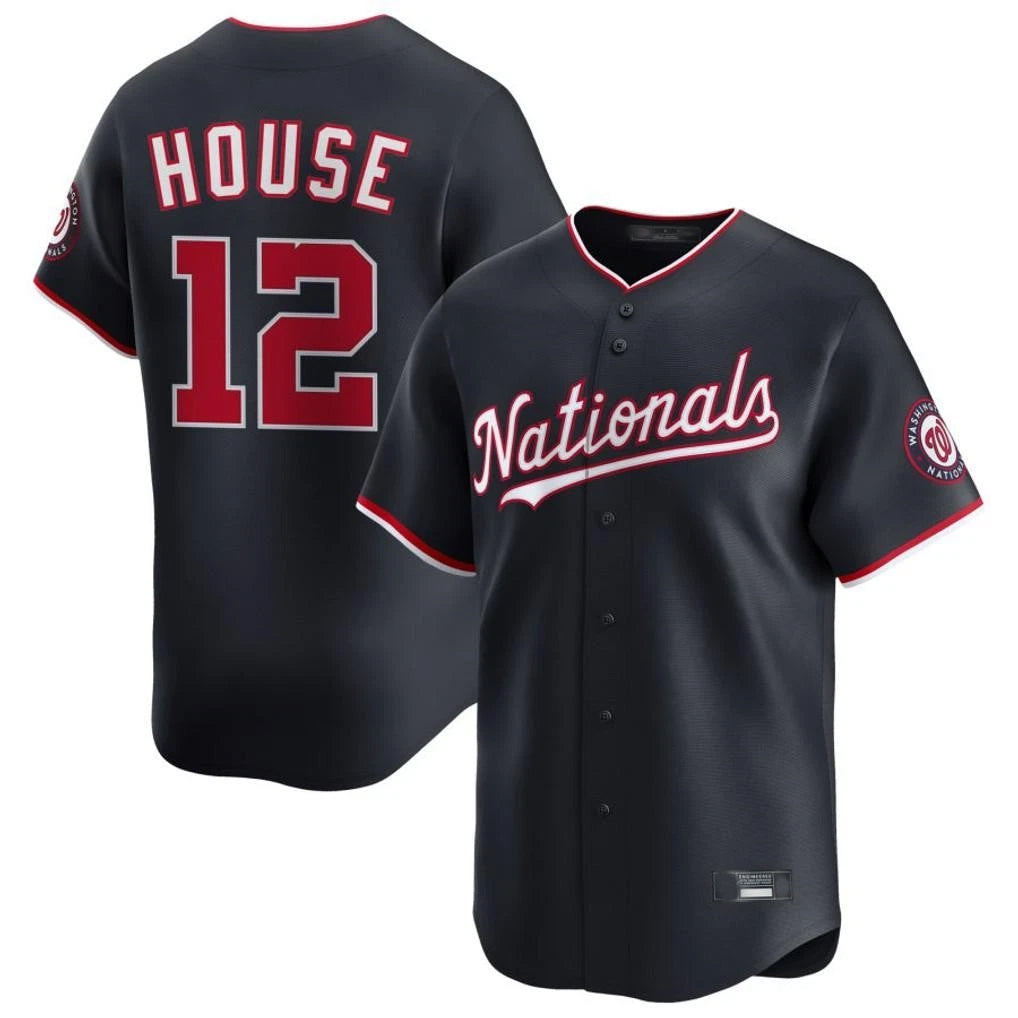 Kooe W.Nationals #12 Brady House Player Navy Alternate Limited Game Stitched Jerseys