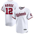 Kooe W.Nationals #12 Brady House Player White Alternate Limited Game Stitched Jerseys