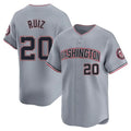 Kooe W.Nationals #20 Keibert Ruiz Player Gray City Connect Elite Alternate Stitched Jerseys