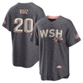 Kooe W.Nationals #20 Keibert Ruiz Player Gray City Connect Stitched Jerseys