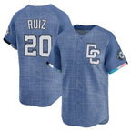 Kooe W.Nationals #20 Keibert Ruiz Player Light Blue Limited City Connect Stitched Jerseys