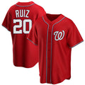 Kooe W.Nationals #20 Keibert Ruiz Player Red Home Alternate Replica Jerseys