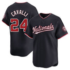 Kooe W.Nationals #24 Cade Cavalli Player Navy Alternate Limited Replica Jerseys