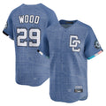 Kooe W.Nationals #29 James Wood Player Blue Limited City Connect Stitched Jerseys