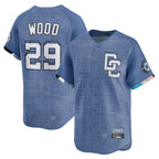 Kooe W.Nationals #29 James Wood Player Blue Limited City Connect Stitched Jerseys