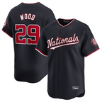 Kooe W.Nationals #29 James Wood Player Navy Limited Stitched Jerseys