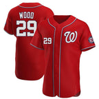 Kooe W.Nationals #29 James Wood Player Red Alternate Elite Stitched Jerseys