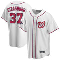 Kooe W.Nationals #37 Stephen Strasburg Player White Game Stitched Jerseys