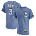 Kooe W.Nationals #3 Dylan Crews Player Blue City Connect Elite Stitched Jerseys