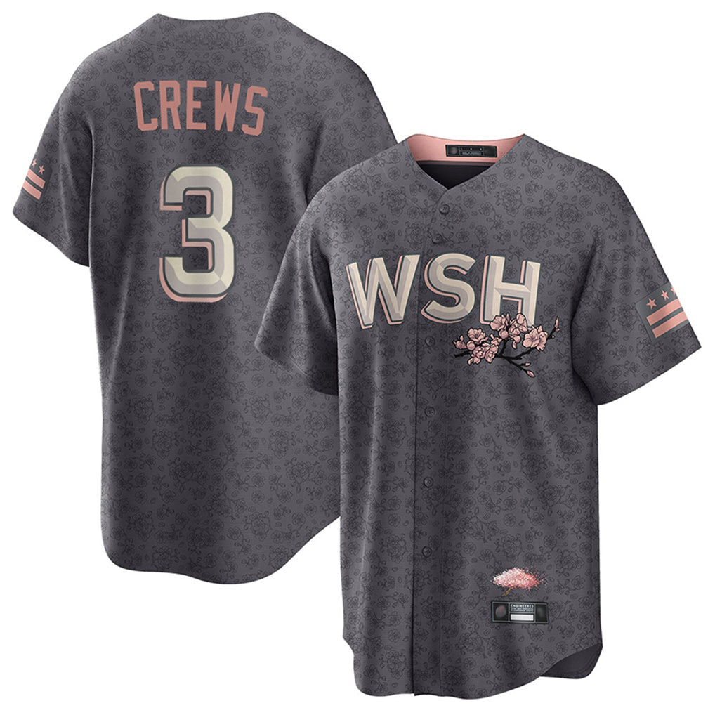 Kooe W.Nationals #3 Dylan Crews Player City Connect Stitched Jerseys