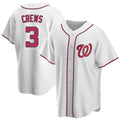 Kooe W.Nationals #3 Dylan Crews Player White Game Replica Stitched  Jerseys