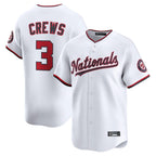 Kooe W.Nationals #3 Dylan Crews Player White Limited Replica Stitched  Jerseys
