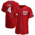 Kooe W.Nationals #4 Daylen Lile Player Red Alternate Elite Stitched Jerseys