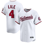 Kooe W.Nationals #4 Daylen Lile Player White Alternate Limited Replica Stitched Jerseys