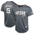 Kooe W.Nationals #5 CJ Abrams Player Charcoal City Connect Limited Stitched Jerseys
