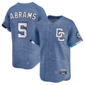Kooe W.Nationals #5 CJ Abrams Player Blue City Connect Limited Stitched Jerseys