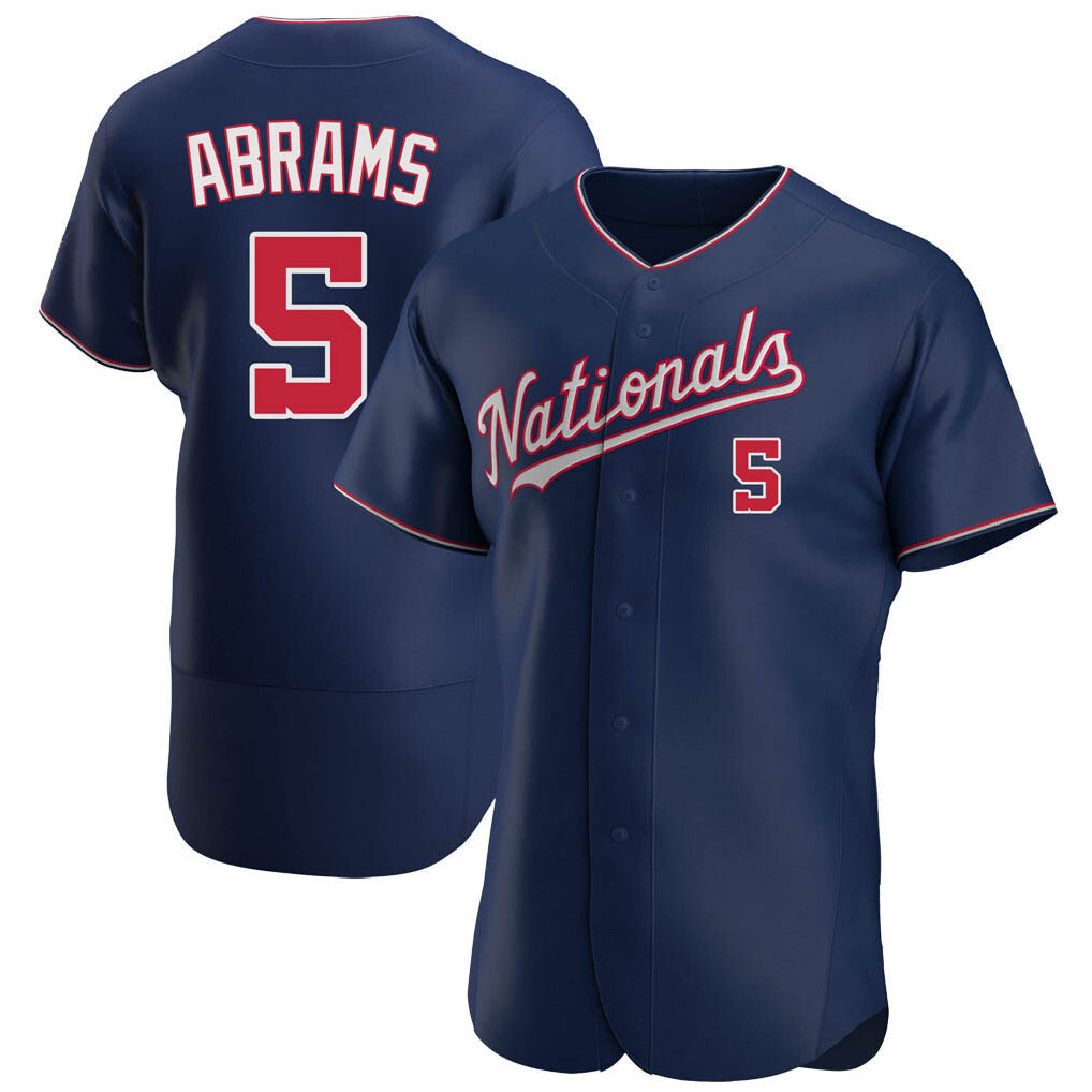 Kooe W.Nationals #5 CJ Abrams Player Navy Alternate Elite Stitched Jerseys
