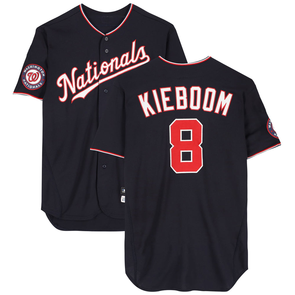 Kooe W.Nationals #8 Carter Kieboom Player Navy Home Game Stitched Jerseys