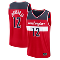 Kooe W.Wizards #12 Tre Johnson III Red Fast Break Replica Jerseys - Icon Edition