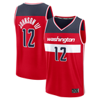 Kooe W.Wizards #12 Tre Johnson III Red Fast Break Replica Jerseys - Icon Edition