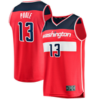 Kooe W.Wizards #13 Jordan Poole Red Fast Break Player Jerseys - Icon Edition