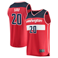 Kooe W.Wizards #20 Alexandre Sarr Red Fast Break Replica Player Jerseys - Icon Edition