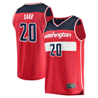 Kooe W.Wizards #20 Alexandre Sarr Red Fast Break Replica Player Jerseys - Icon Edition