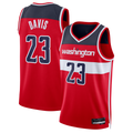 Kooe W.Wizards #23 Anthony Davis Red Swingman Jerseys - Icon Edition