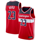 Kooe W.Wizards #23 Anthony Davis Red Swingman Jerseys - Icon Edition