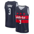 Kooe W.Wizards #3 Trae Young Navy Fast Break - Statement Edition