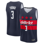 Kooe W.Wizards #3 Trae Young Navy Fast Break - Statement Edition