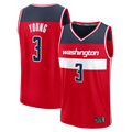 Kooe W.Wizards #3 Trae Young Red Fast Break Jerseys - Icon Edition