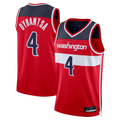Kooe W.Wizards #4 AJ Dybantsa Red 2026 Draft Swingman Jerseys - Icon Edition
