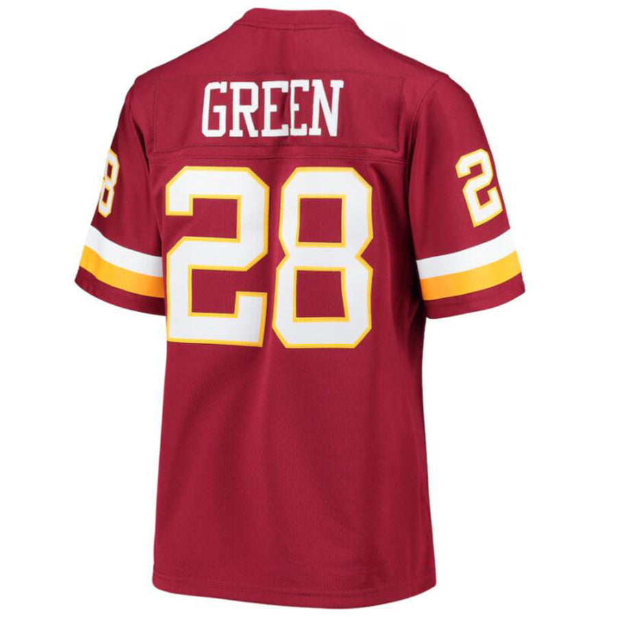 Kooe Washington Football Team #28 Darrell Green Burgundy Legacy Replica Player American Stitched Jerseys