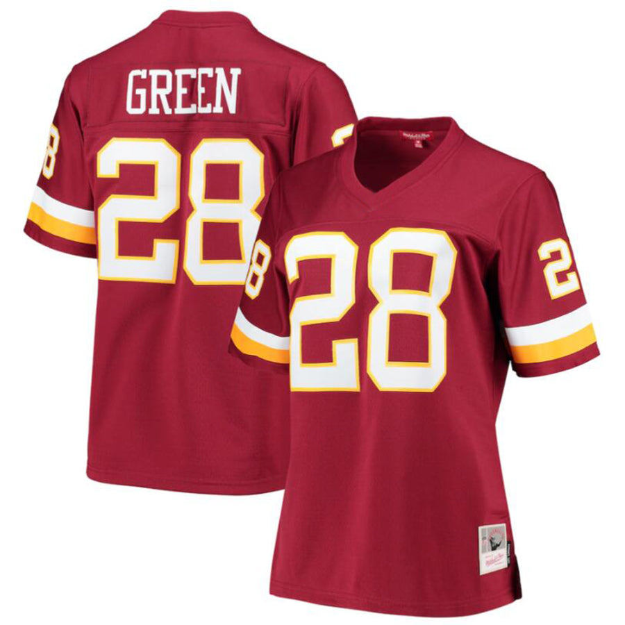 Kooe Washington Football Team #28 Darrell Green Burgundy Legacy Replica Player American Stitched Jersey