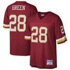 Kooe Washington Football Team #28 Darrell Green Mitchell & Ness Burgundy Legacy Replica Stitched Jersey