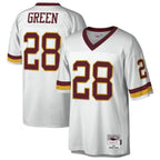 Kooe Washington Football Team #28 Darrell Green Mitchell & Ness White Legacy Replica Stitched Jersey