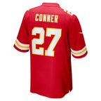 Kooe KC.Chiefs #27 Chamarri Conner Red Game Jersey