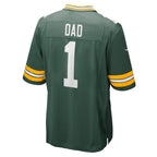 Kooe GB.Packers #1 Dad Green Game Jersey