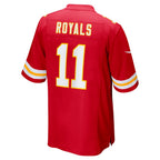 Kooe KC.Chiefs #11 Jalen Royals Red Team Game Jersey