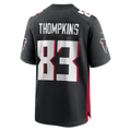Kooe A.Falcons #83 Deven Thompkins Black Team Game Jersey
