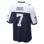Kooe D.Cowboys #7 Trevon Diggs Navy Alternate Game Team Jersey