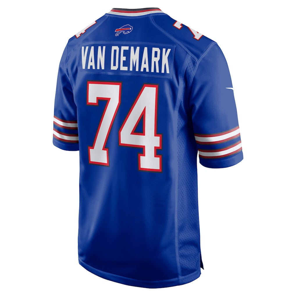 Kooe B.Bills #74 Ryan Van Demark Royal Game Player Jersey
